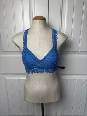 Aerie Blue Lace Bralette - Women Intimates